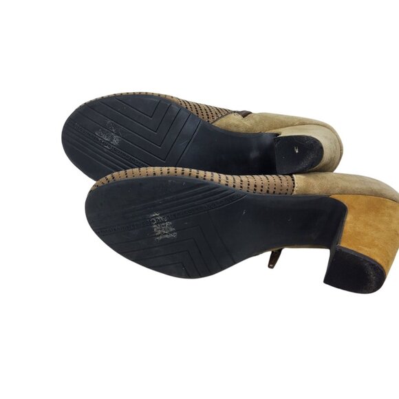 Womens Nicole CeCe Side Zip Leather 3.5" Heeled Boots - Picture 8 of 8